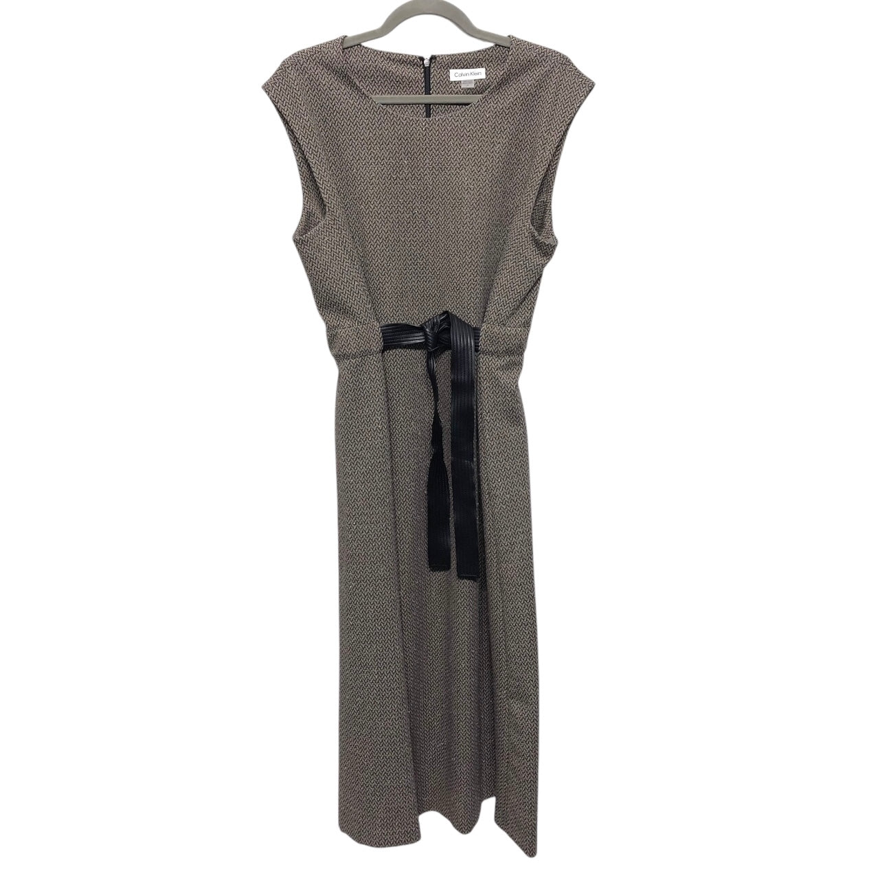 DRESS CASUAL MIDI by CALVIN KLEIN In BROWN, Size: 14