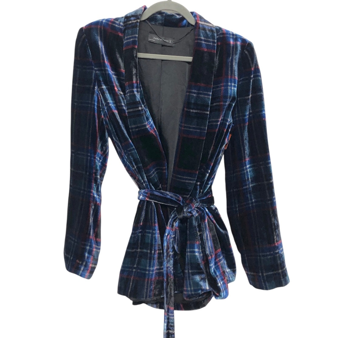 Blazer By Zara Women In Black & Blue, Size:M