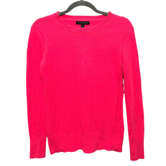 Sweatshirt Crewneck By Banana Republic In Pink, Size:S