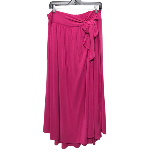 Skirt Maxi By Anthropologie In Pink, Size:L