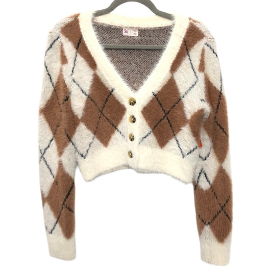 Sweater Cardigan By So In Tan, Size:Xs