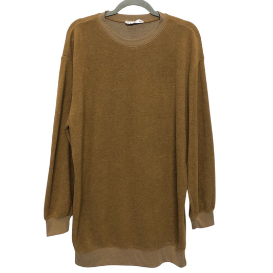 Dress Sweater By Double Zero In Brown, Size:M