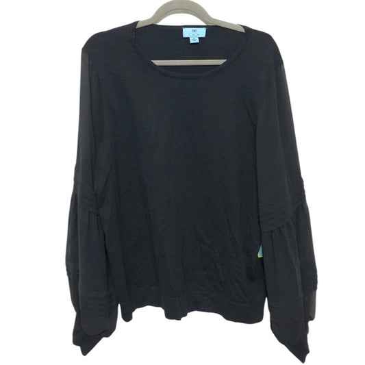 Top Ls By Cece In Black, Size:Xl