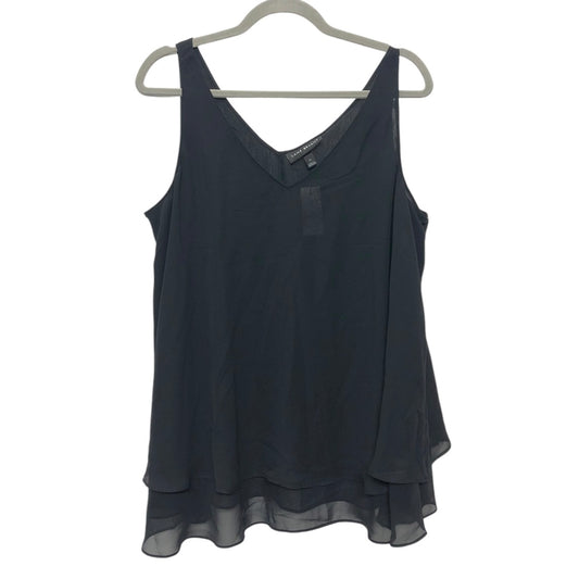 Blouse Sleeveless By Lane Bryant In Black, Size:14