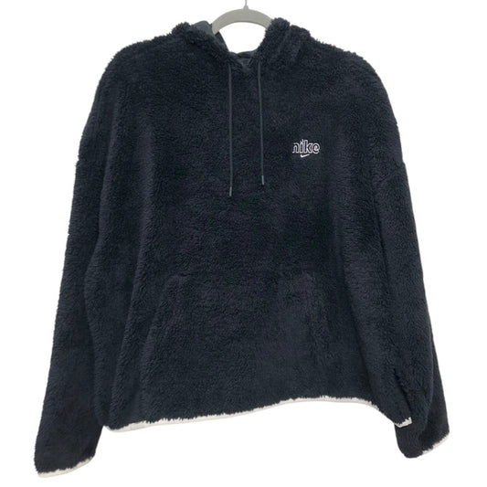 Sweatshirt Hoodie By Nike Apparel In Black, Size:Xl