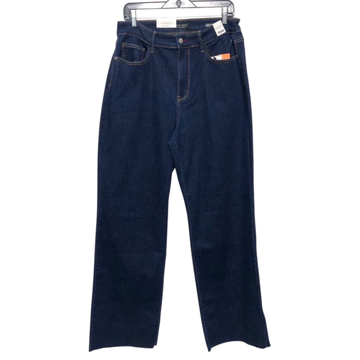 Jeans Straight By Judy Blue In Blue Denim, Size:14