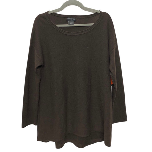 Sweater Cashmere By Sutton Studio In Brown, Size:L