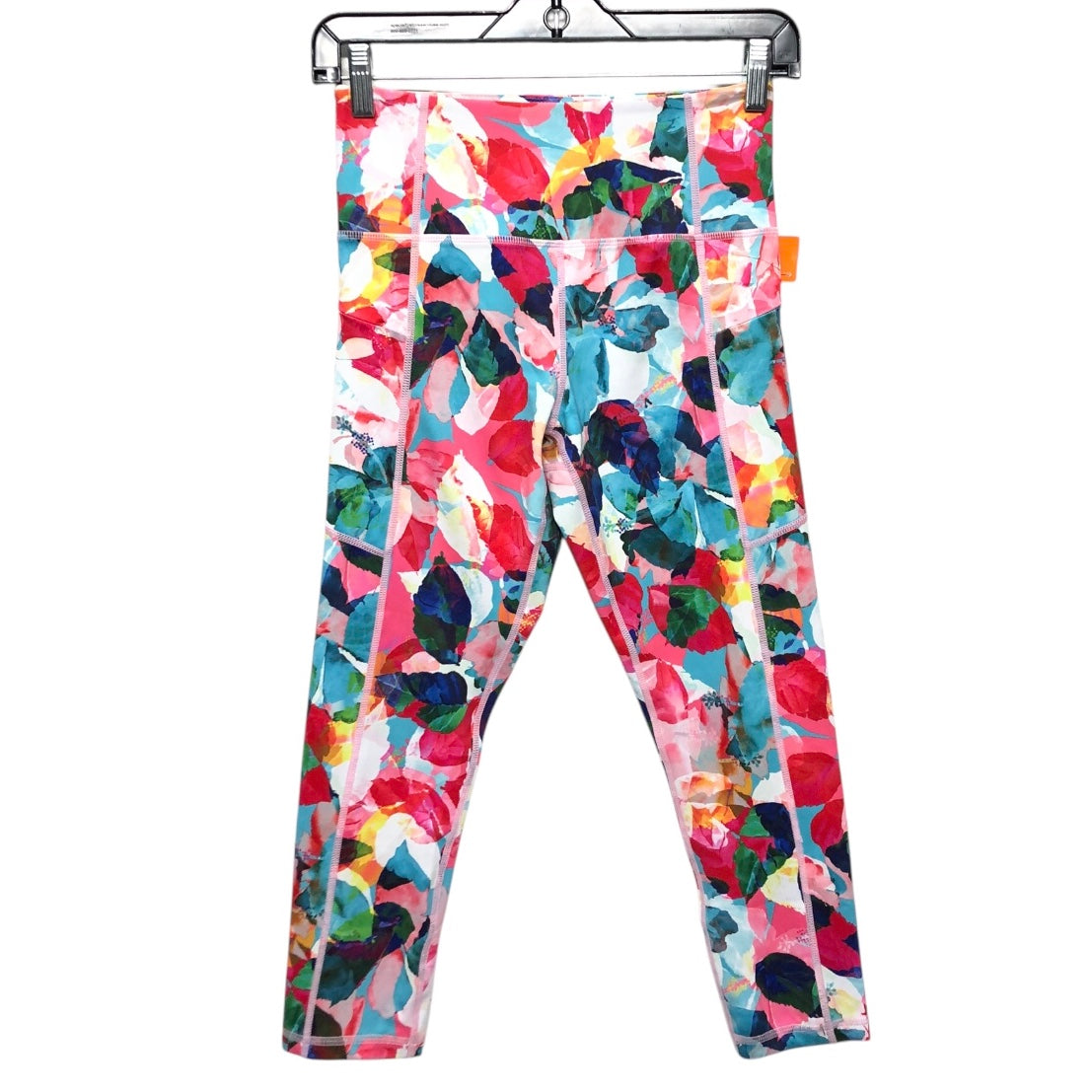 Athletic Leggings Capris By Zyia In Multi, Size:4