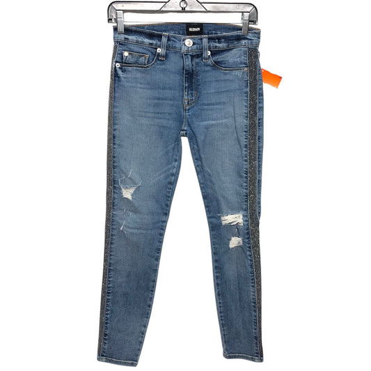 Jeans Skinny By Hudson In Blue Denim, Size:4