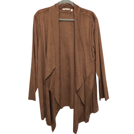 Cardigan By Soft Surroundings In Brown, Size:2X