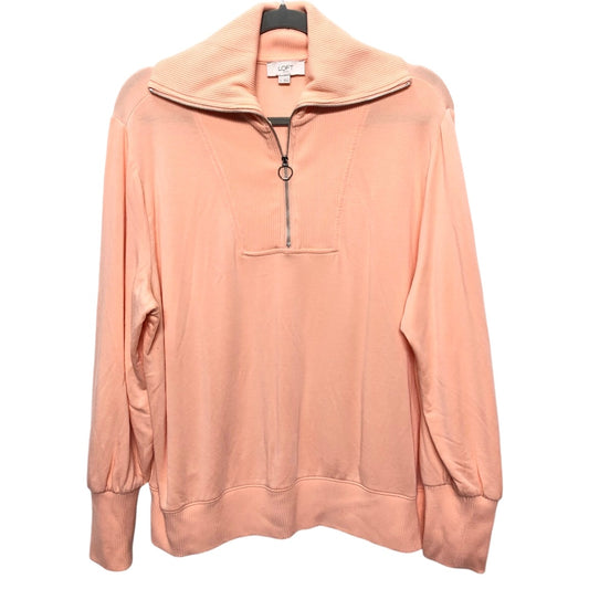 Sweater By Loft In Peach, Size:L