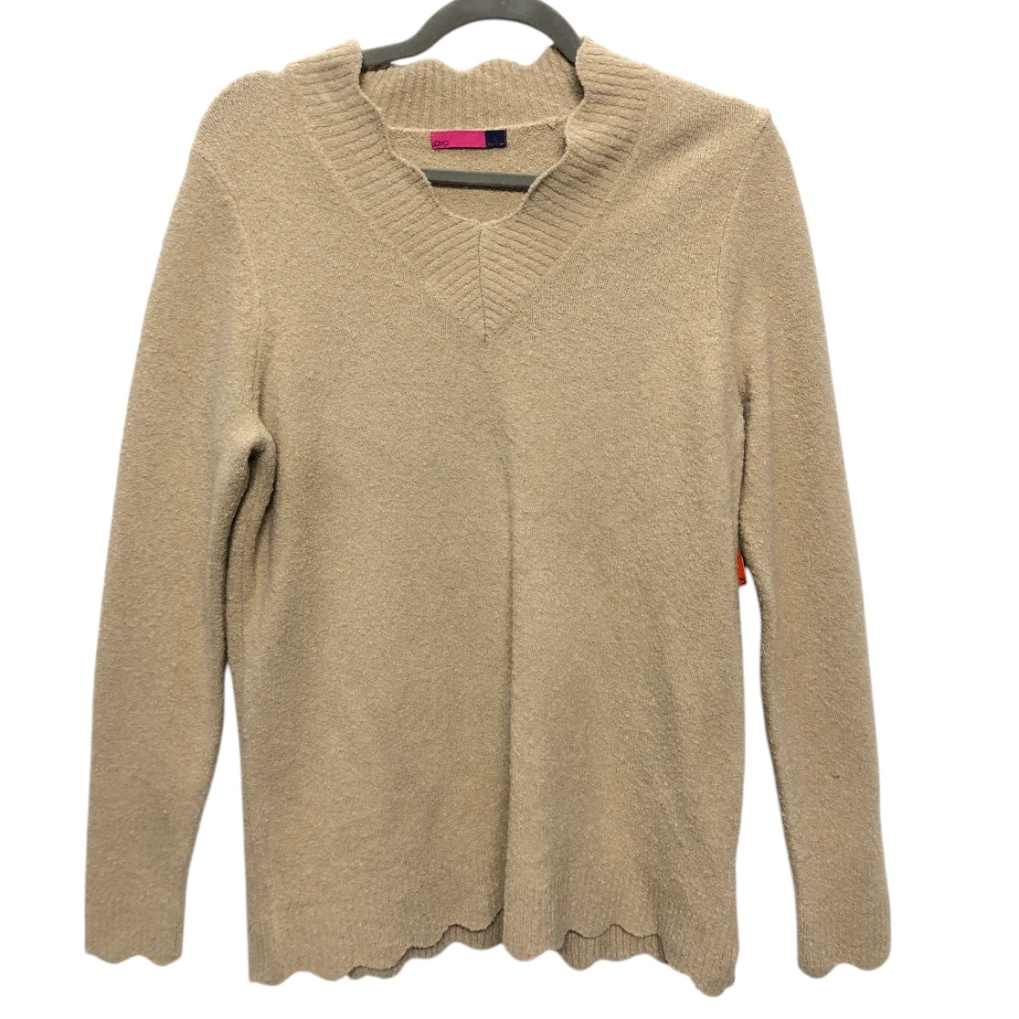Sweater By Clothes Mentor In Beige, Size:L