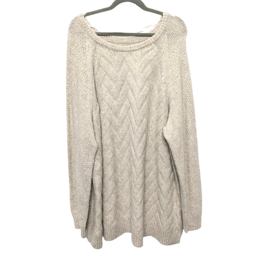 Sweater By Sonoma In Beige, Size:3X