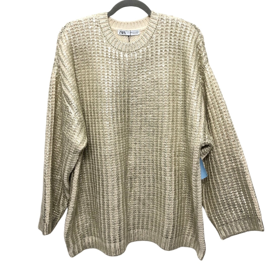 Sweater By Zara Basic In Beige, Size:M