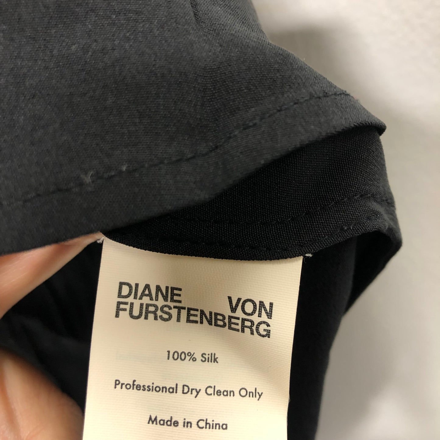 Blouse Designer By Diane Von Furstenberg In Black, Size:S