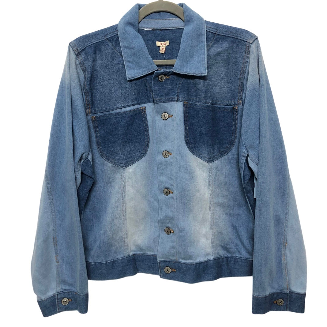 Jacket Denim By Reba In Blue, Size:Xl