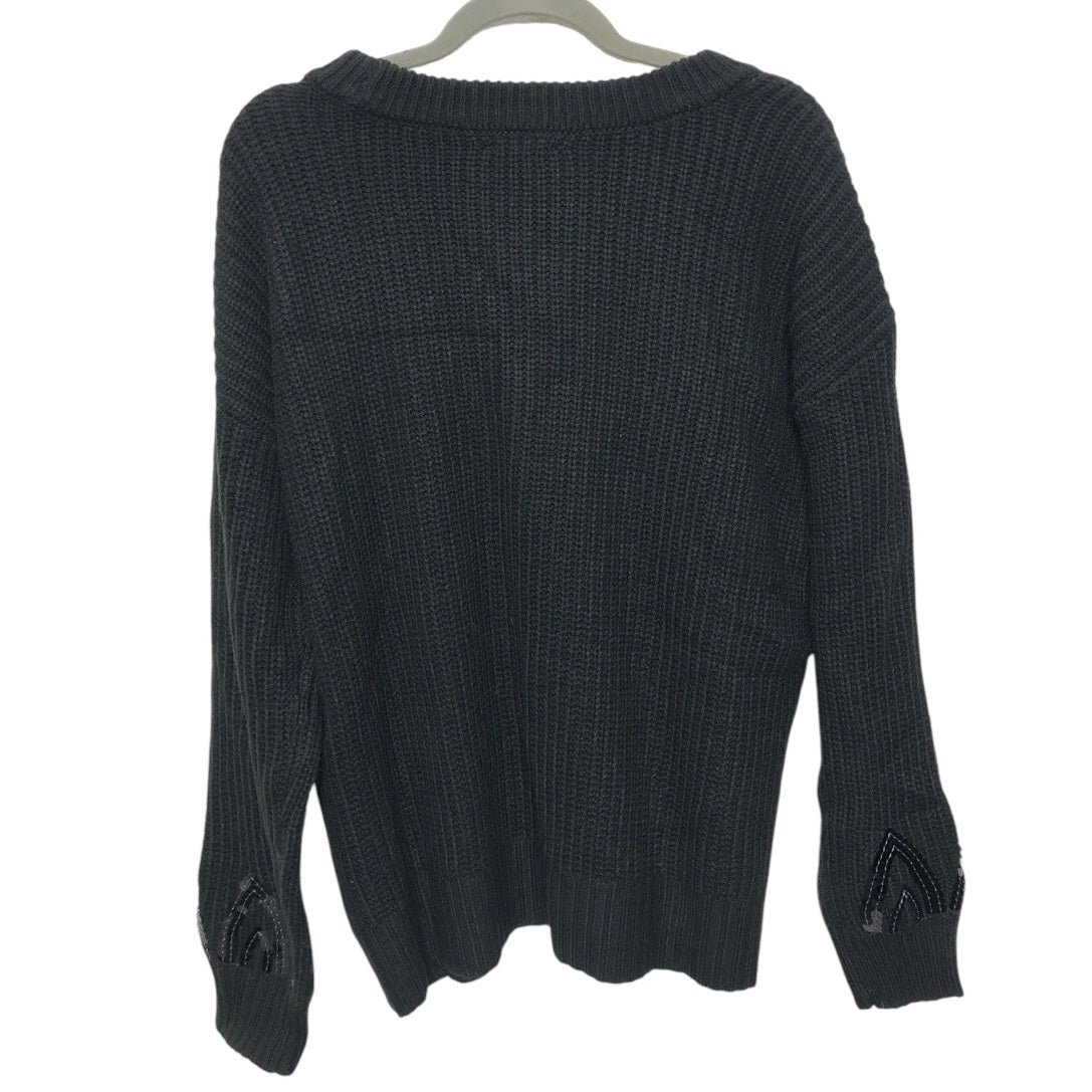 Sweater By G By Giuliana In Black, Size:Xl