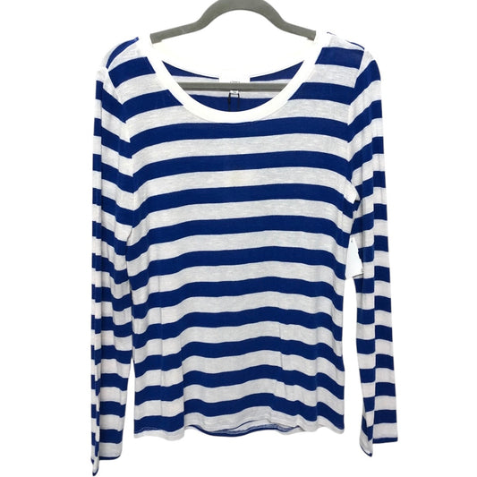 Top Ls Basic By A Loves A In Blue & White, Size:M