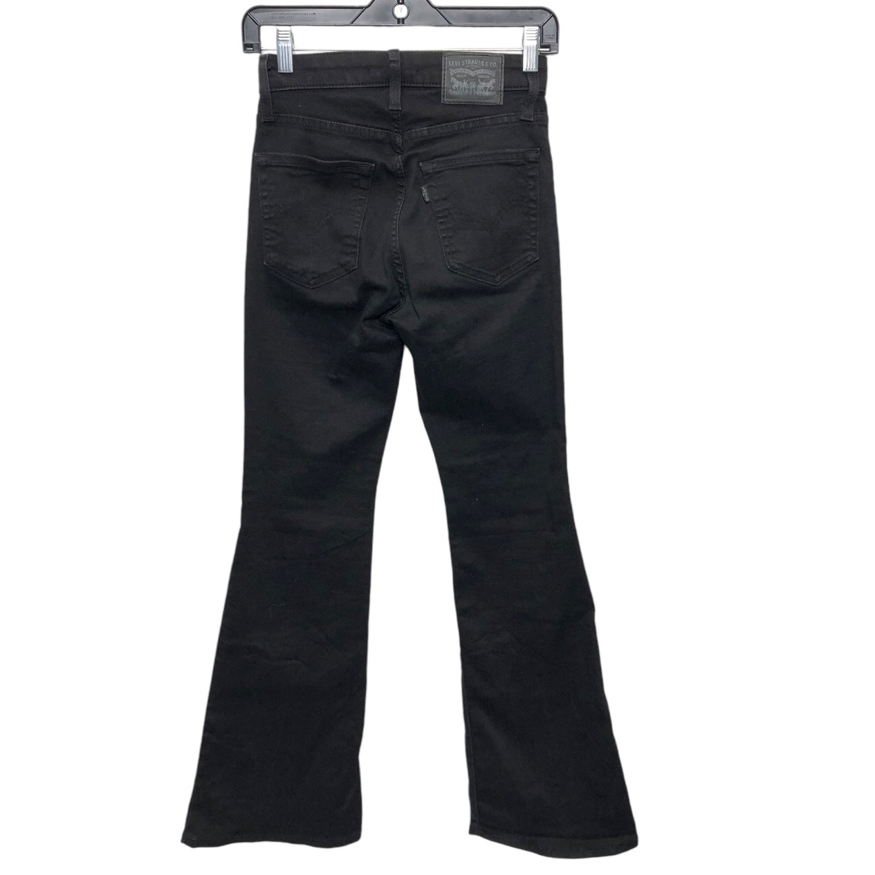 Jeans Flared By Levis In Black, Size:2