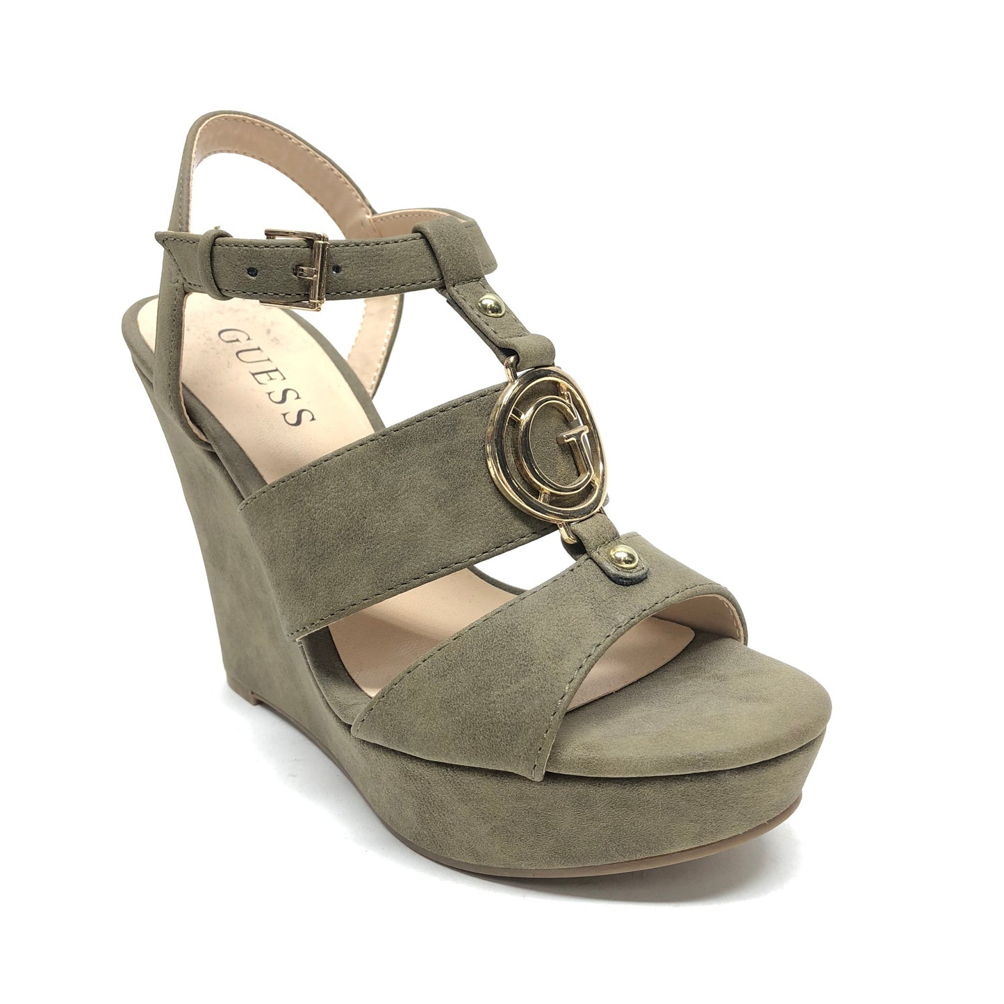 Sandals Heels Wedge By Guess  Size: 6