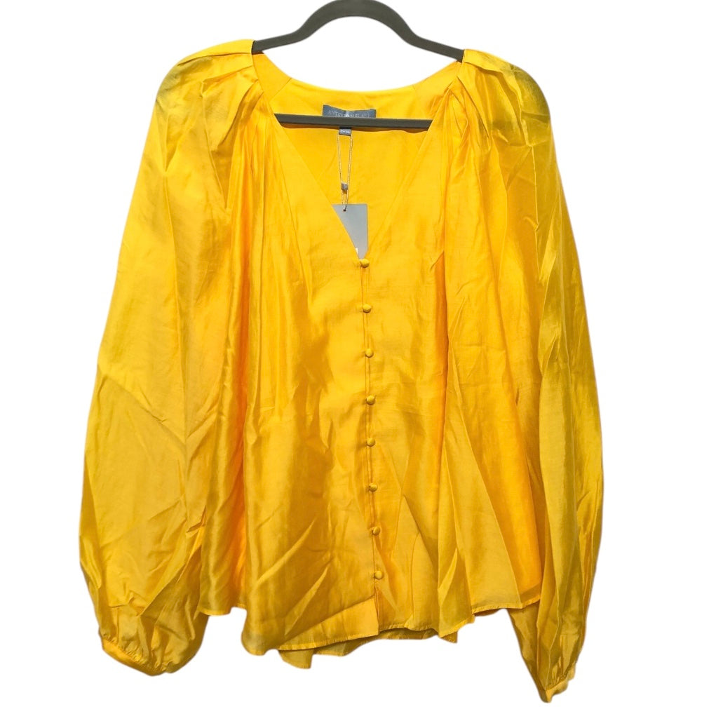 Top Ls By Antonio Melani In Yellow, Size:L