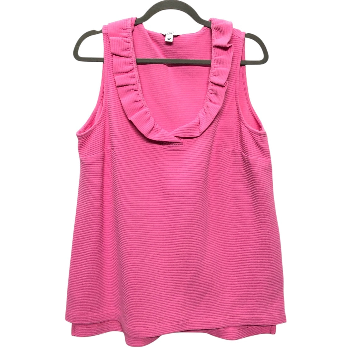 Top Sleeveless By Crown And Ivy In Pink, Size:L