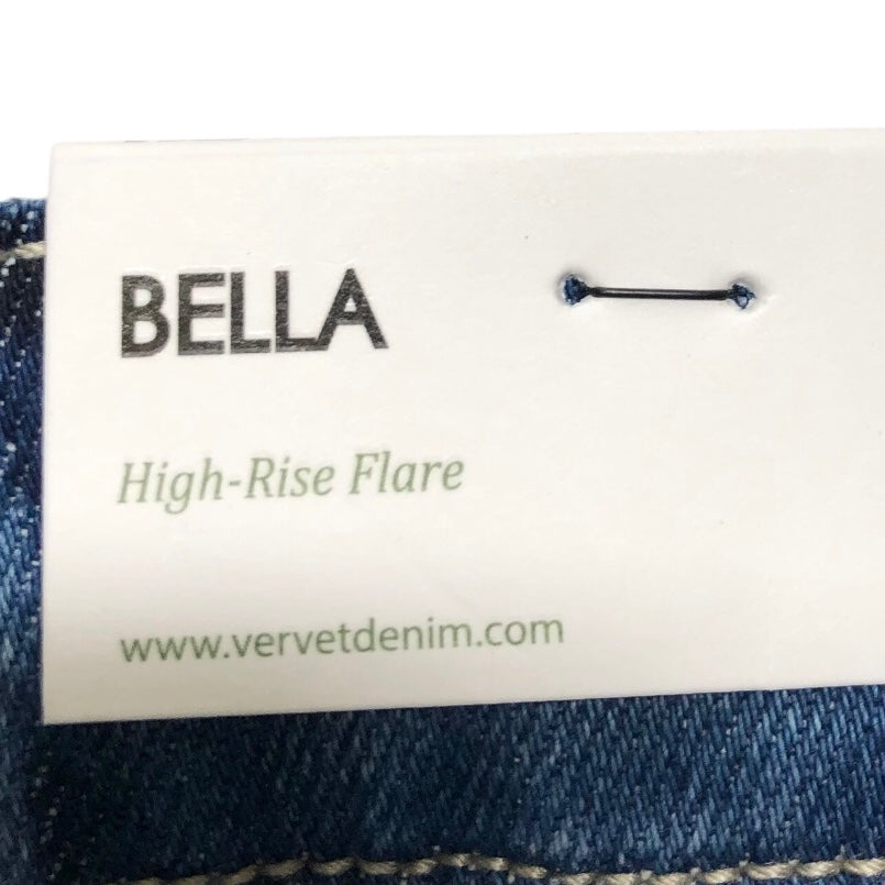 Jeans Straight By Vervet In Blue Denim, Size:12