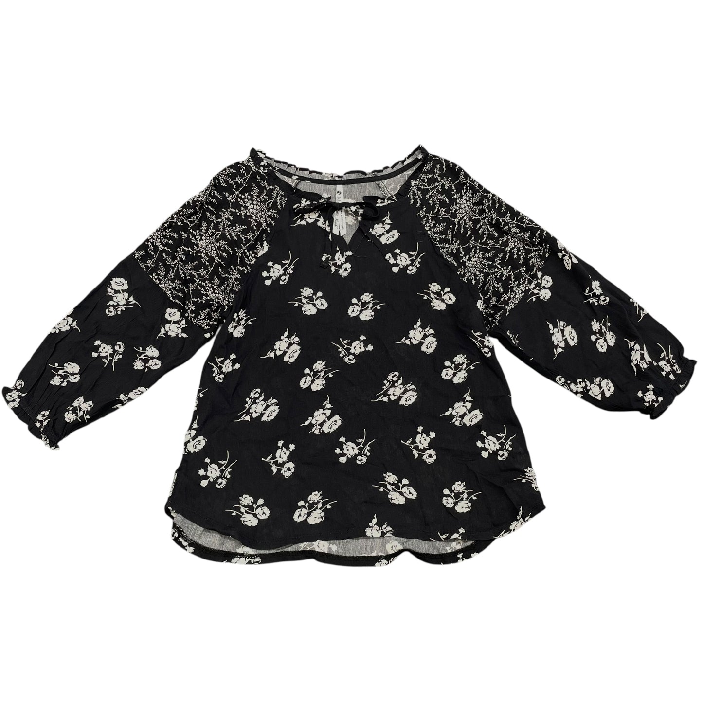 Top 2Pc Ls By Leo And Nicole In Black, Size:S