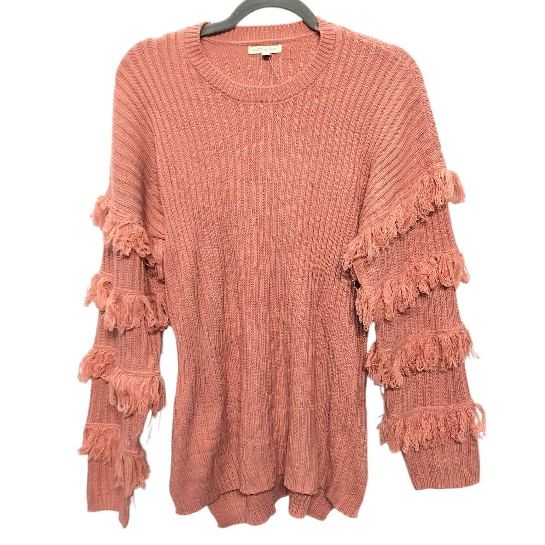 Sweater By Clothes Mentor In Peach, Size:L