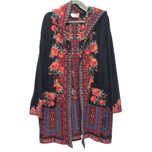 Cardigan By Savanna Jane In Black & Red, Size:L