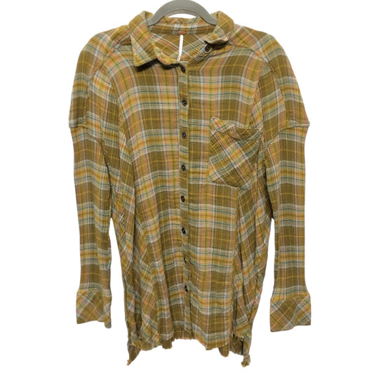 TOP LS by FREE PEOPLE In GREEN, Size: L