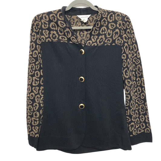 Blazer By Misook In Animal Print, Size:Xs