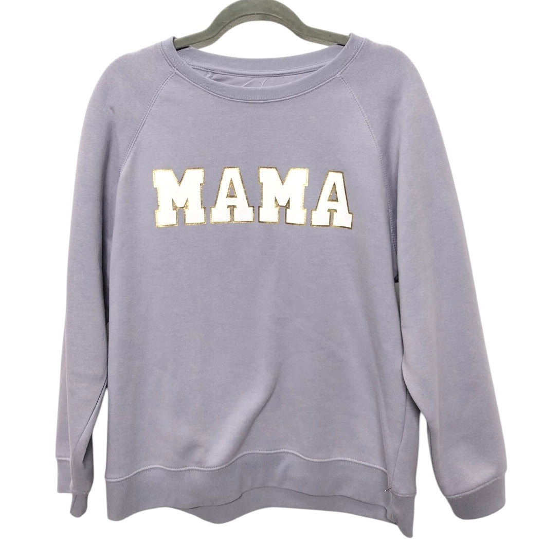 Sweatshirt Crewneck By Cmc In Purple, Size:S