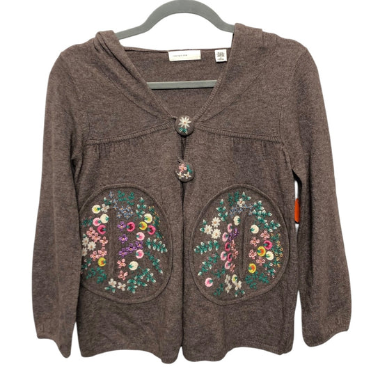 Sweater Cardigan By Sleeping On Snow In Brown, Size:S