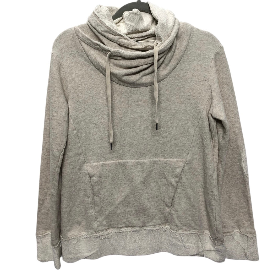 Sweatshirt Hoodie By Te Verde In Beige, Size:M