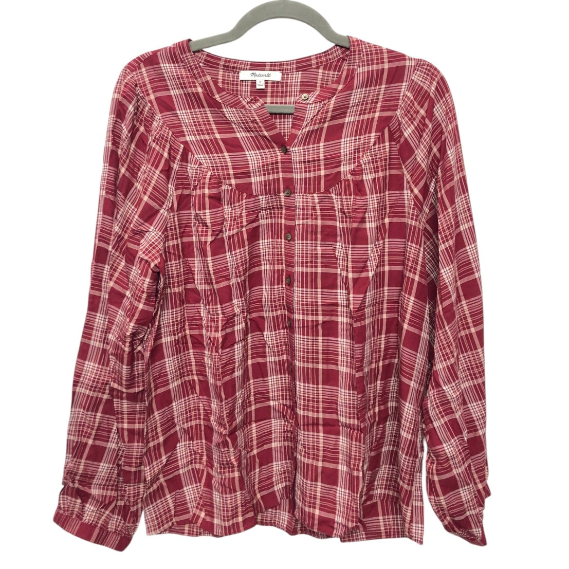 Top Ls By Madewell In Red, Size:M