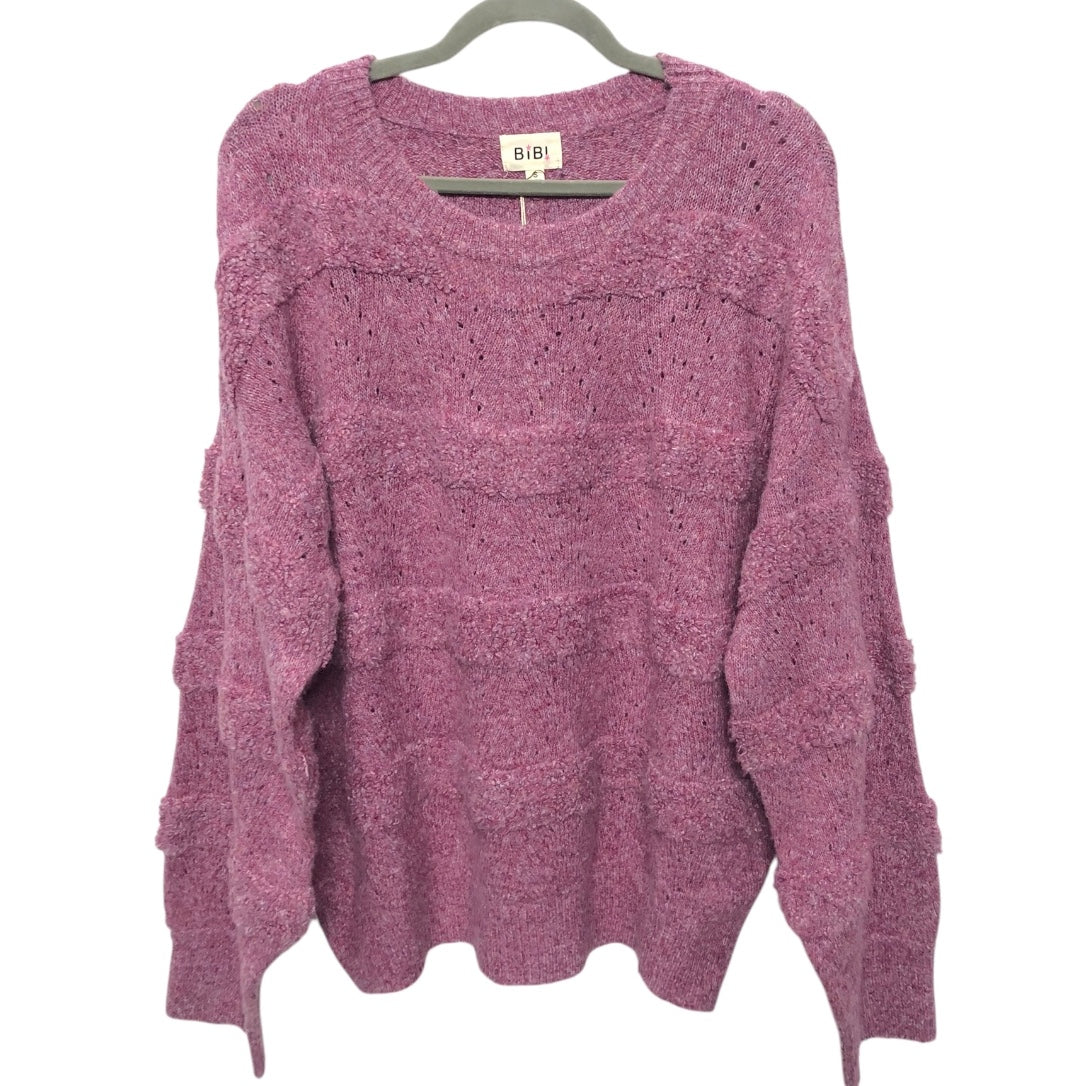 Sweater By Bibi In Purple, Size:S