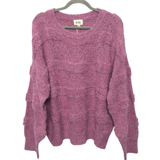 Sweater By Bibi In Purple, Size:S