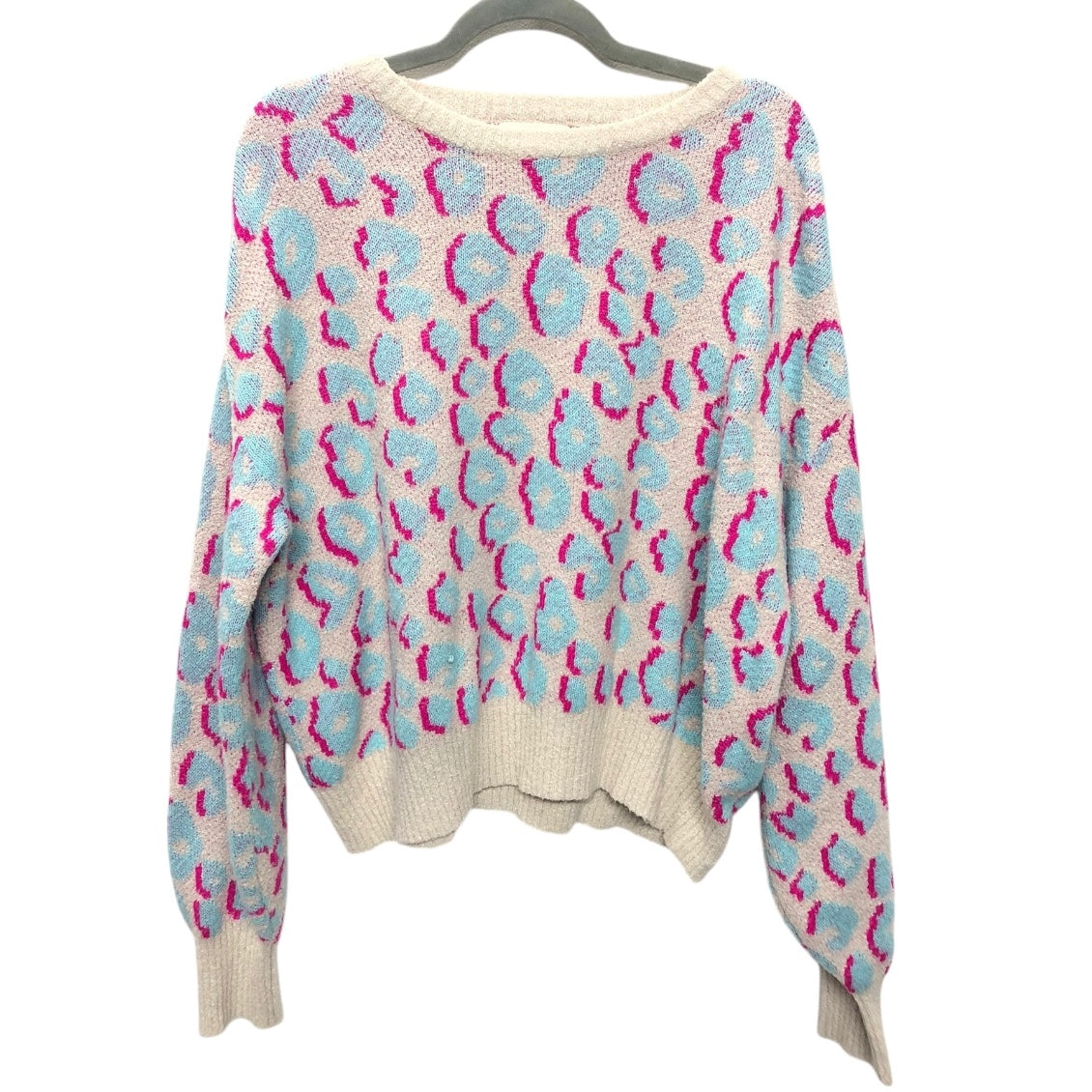 Sweater By Peach Love Cream California In Blue & Pink, Size:S