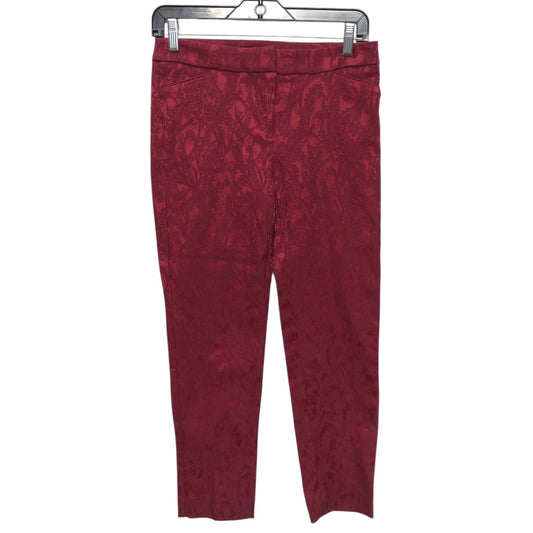 Pants Dress By White House Black Market In Red, Size:0P