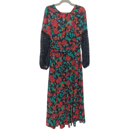 Dress Casual Maxi By Torrid In Green & Red, Size:2X