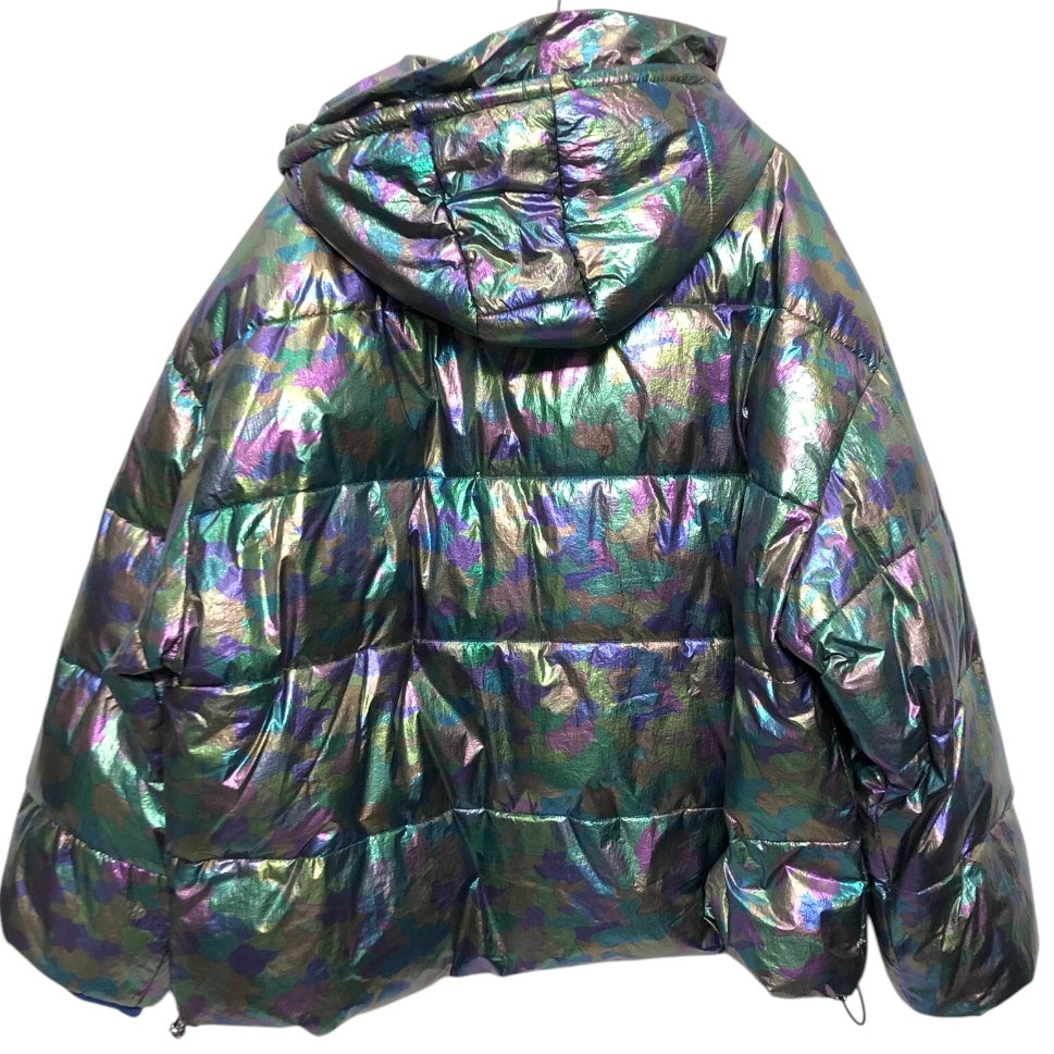 Coat Puffer & Quilted By Shein In Multi, Size:4X