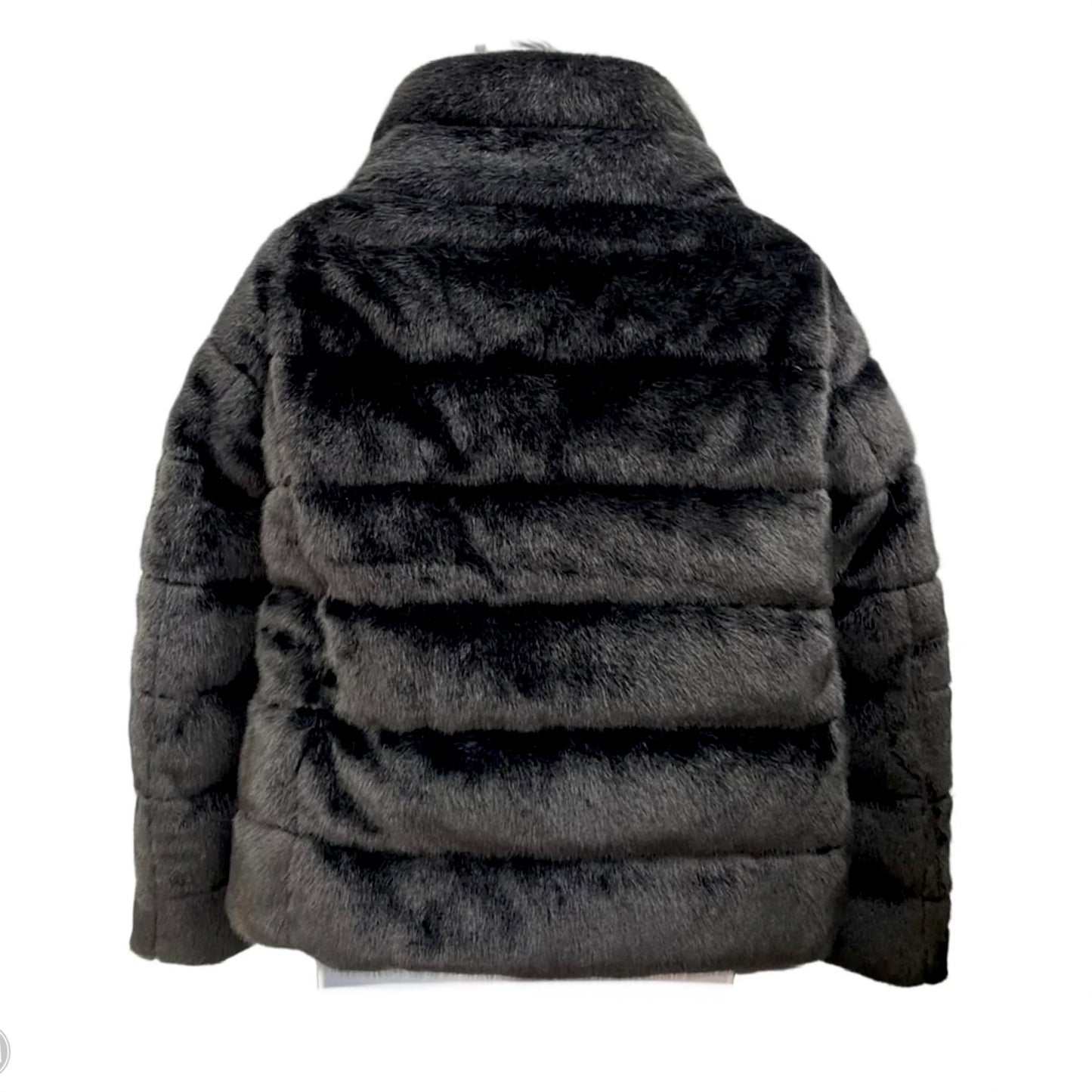 Coat Faux Fur & Sherpa By Cma In Black, Size: S