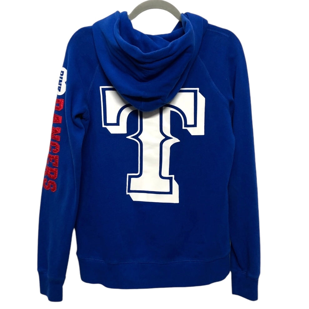 Sweatshirt Hoodie By Pink In Blue, Size:M