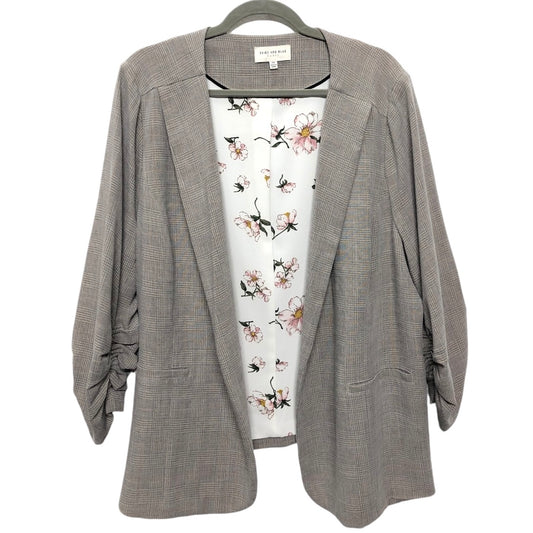 Blazer By Skies Are Blue In Grey, Size:2X