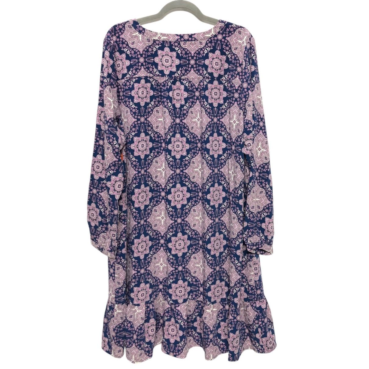 Dress Casual Short By Loft In Blue & Pink, Size:18