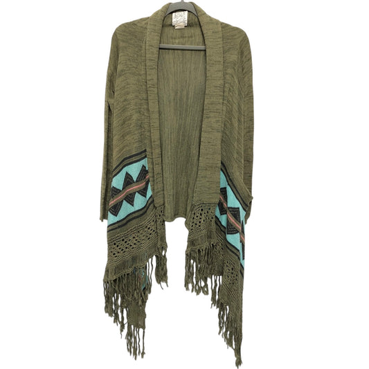Sweater Cardigan By Billabong In Green, Size:S