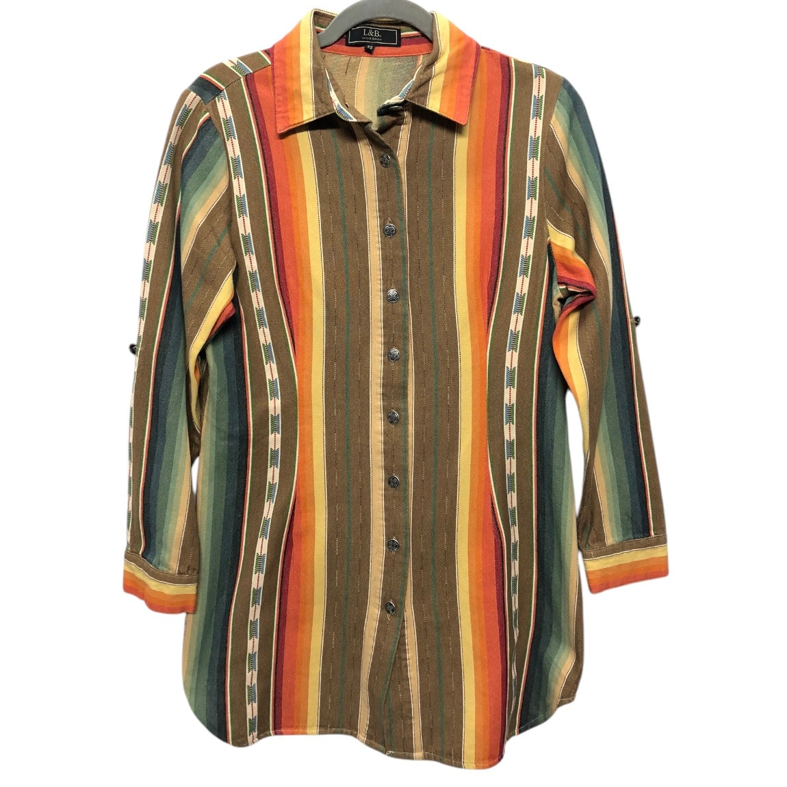 Tunic Ls By Clothes Mentor In Multi, Size:Xs
