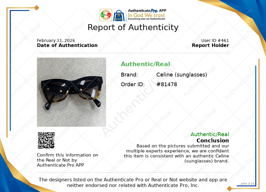 Sunglasses Luxury Designer By Celine, Size: Large