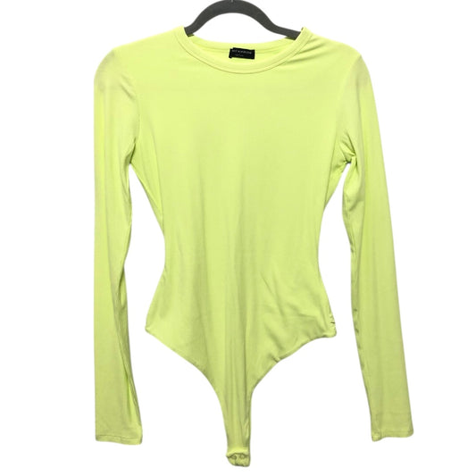 Bodysuit By Clothes Mentor In Chartreuse, Size:L